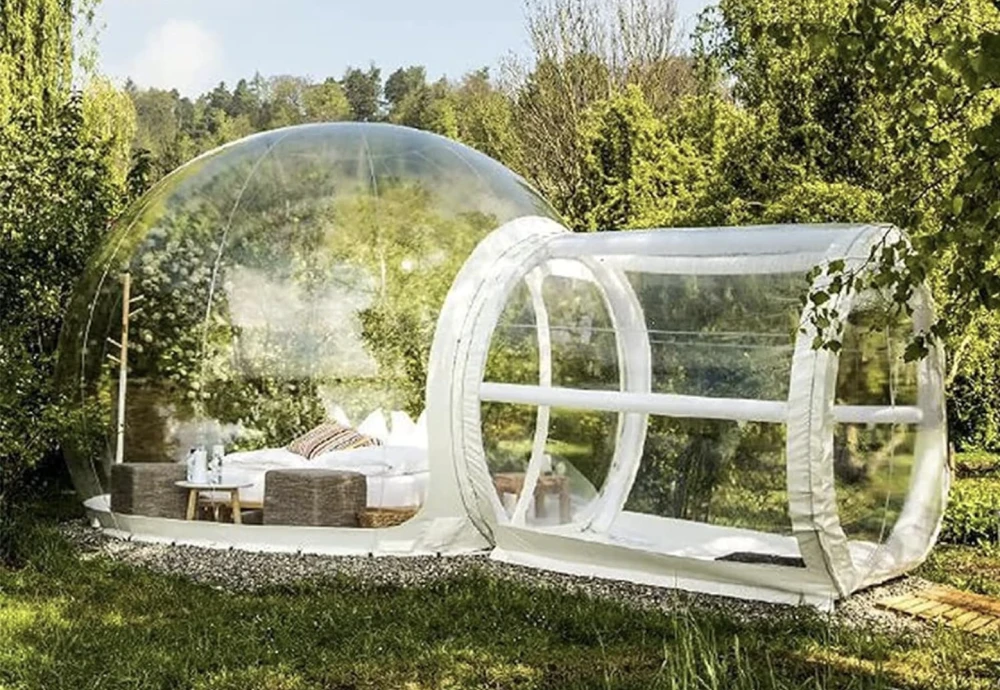 crystal bubble tent